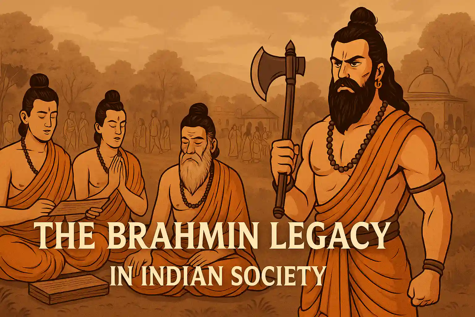 Brahmin sages contributing to Indian society and scriptures